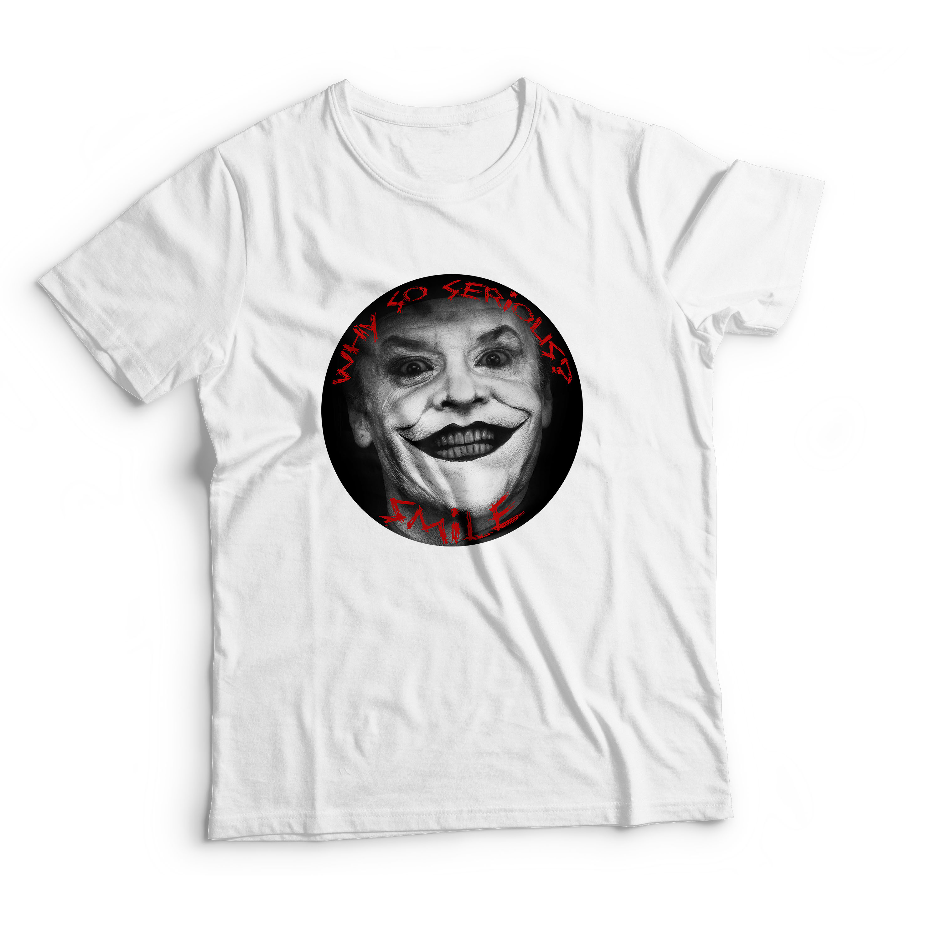 Tricou Joker-alb