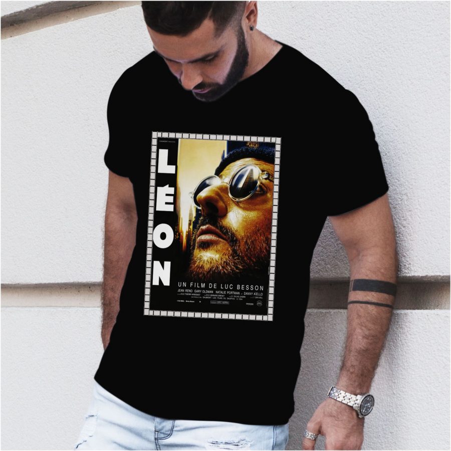 Tricou barbat Leon negru